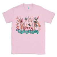 Bubblegum Pink merry dancemas christmas ballet Classic Tee - MaliasSmallBusiness