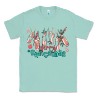 Seafoam merry dancemas christmas ballet Classic Tee - MaliasSmallBusiness