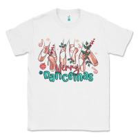 White merry dancemas christmas ballet Classic Tee - MaliasSmallBusiness