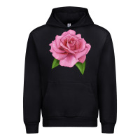 Black Perfume Delight Rose Urban Hoodie - LillyAllenDesigns