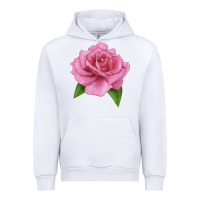 White Perfume Delight Rose Urban Hoodie - LillyAllenDesigns