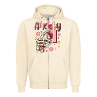 Sandshell anxiety skeleton hand Zipper Hoodie - MaliasSmallBusiness