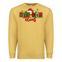 Antique Gold christmas mom mom claus Premium Sweatshirt - FaDigitalArtStudio