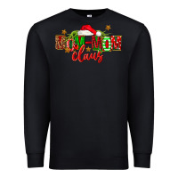 Black christmas mom mom claus Premium Sweatshirt - FaDigitalArtStudio