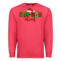 Cardinal christmas mom mom claus Premium Sweatshirt - FaDigitalArtStudio