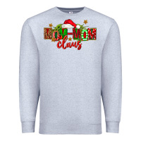 Heather Grey christmas mom mom claus Premium Sweatshirt - FaDigitalArtStudio