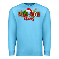 Ocean Blue christmas mom mom claus Premium Sweatshirt - FaDigitalArtStudio