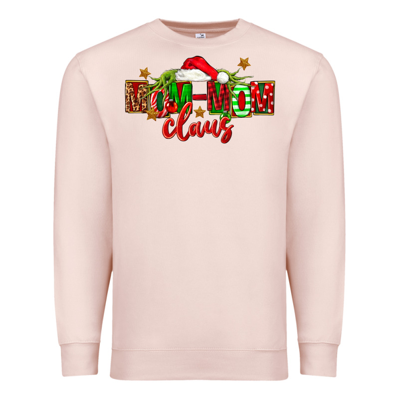 Christmas Mom Mom Claus Premium Sweatshirt by FaDigitalArtStudio | Teevron