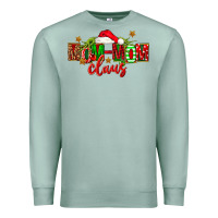 Seafoam christmas mom mom claus Premium Sweatshirt - FaDigitalArtStudio