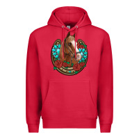 Cardinal western horseshoe horse roses gemstone Premium Hoodie - Artiststas