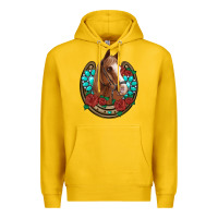 Lemon western horseshoe horse roses gemstone Premium Hoodie - Artiststas