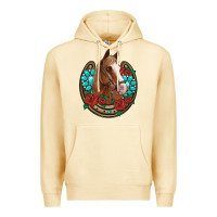 Pina Colada western horseshoe horse roses gemstone Premium Hoodie - Artiststas