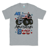 Heather Grey all american boy Classic Tee - MaliasSmallBusiness