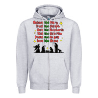Heather Grey jesus and family belive like mary Zipper Hoodie - MaliasSmallBusiness