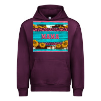 Mauve Wine cowhide leopard sunflowers mama Urban Hoodie - BarkalooDesign