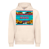 Sandshell cowhide leopard sunflowers mama Urban Hoodie - BarkalooDesign