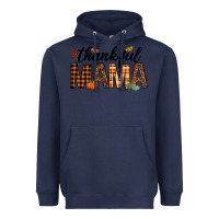 Navy thankful mama Heavyweight Hoodie - texasbilliewilder