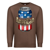 Chestnut American 4th of July Premium Sweatshirt - CowGirlArtShop