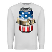 Dove Grey American 4th of July Premium Sweatshirt - CowGirlArtShop