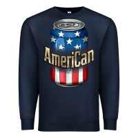 Navy American 4th of July Premium Sweatshirt - CowGirlArtShop