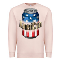 Pale Pink American 4th of July Premium Sweatshirt - CowGirlArtShop