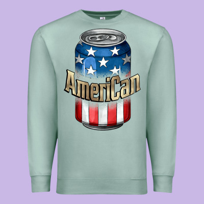 American 4th Of July Premium Sweatshirt Designed By Cowgirlartshop