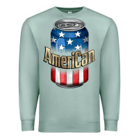 Seafoam American 4th of July Premium Sweatshirt - CowGirlArtShop