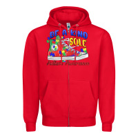 Red be a kind sole autism awareness Zipper Hoodie - MaliasSmallBusiness