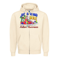 Sandshell be a kind sole autism awareness Zipper Hoodie - MaliasSmallBusiness