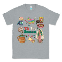 Heather Grey tis the season Classic Tee - MaliasSmallBusiness