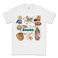 White tis the season Classic Tee - MaliasSmallBusiness