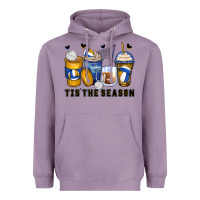 Lavender tis' the season volleyball coffee cups Heavyweight Hoodie - Zillion Design Studio