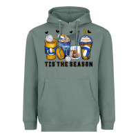 Sage tis' the season volleyball coffee cups Heavyweight Hoodie - Zillion Design Studio