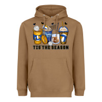 Toasted Coconut tis' the season volleyball coffee cups Heavyweight Hoodie - Zillion Design Studio