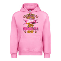Fuchsia Pink world's best grandma ever Urban Hoodie - Jasminsmagicworld