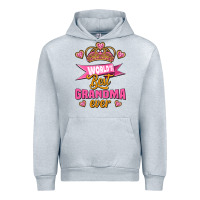 Heather Grey world's best grandma ever Urban Hoodie - Jasminsmagicworld