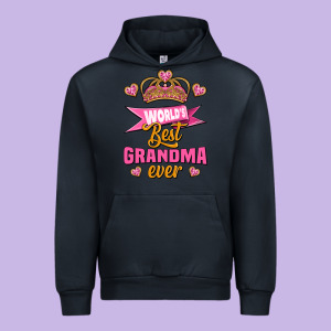 World's Best Grandma Ever Urban Hoodie Designed By Jasminsmagicworld