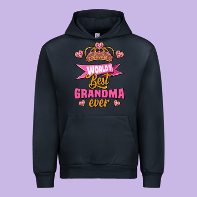 World's Best Grandma Ever Urban Hoodie Designed By Jasminsmagicworld