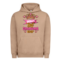 Pigment Burro world's best grandma ever Urban Hoodie - Jasminsmagicworld