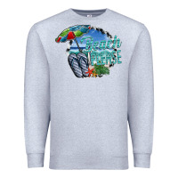 Heather Grey beach please Premium Sweatshirt - SublimationCraftShop