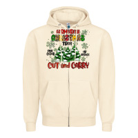 Sandshell farm fresh christmas trees Zipper Hoodie - MaliasSmallBusiness