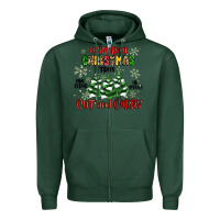 Sports Green farm fresh christmas trees Zipper Hoodie - MaliasSmallBusiness