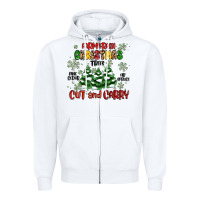 White farm fresh christmas trees Zipper Hoodie - MaliasSmallBusiness