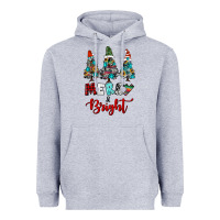 Heather Grey western trees merry and bright christmas Heavyweight Hoodie - RanaPortraitStore