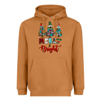 Meerkat western trees merry and bright christmas Heavyweight Hoodie - RanaPortraitStore