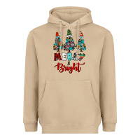 Mushroom western trees merry and bright christmas Heavyweight Hoodie - RanaPortraitStore