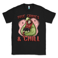 Black true crimes & chill Classic Tee - MaliasSmallBusiness