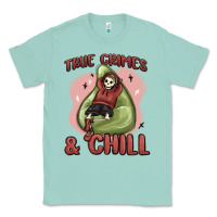 Seafoam true crimes & chill Classic Tee - MaliasSmallBusiness