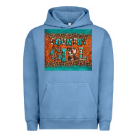 Pigment Pebble Blue country girl Urban Hoodie - BarkalooDesign