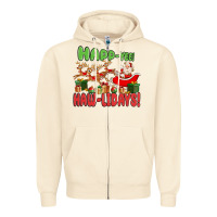 Sandshell happ yee haw lidays Zipper Hoodie - MaliasSmallBusiness